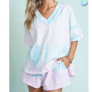 Mystical Dream Tie Dye Short Set